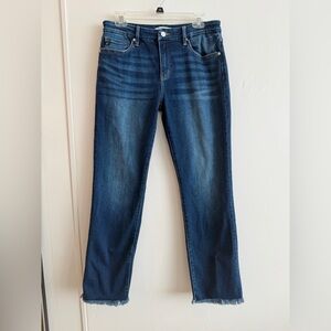 KanCan Raw Hem Dark Wash Jeans Size 29 | Maurices Exclusive